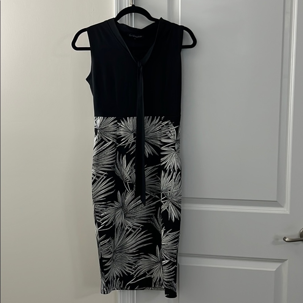 B&W dress